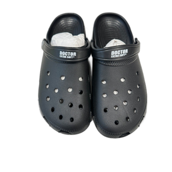 NWT Doctor Soft Black Slip on Comfort Shoes Size Men 10 Women 12 - Picture 3 of 7